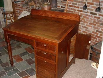 040 - Teachers desk as restored