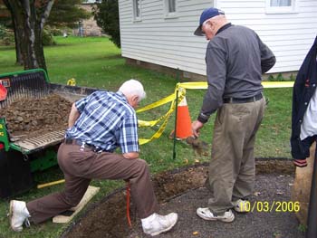 005 - Tree roots were a challenge