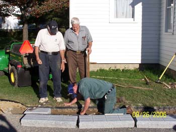 011 - Leveling and re-leveling was the procedure