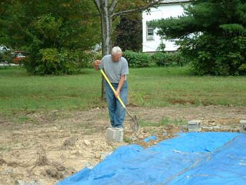 013 - Further effort to keep water out of trench