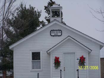239 - Schoolhouse decorated for the winter of 2006